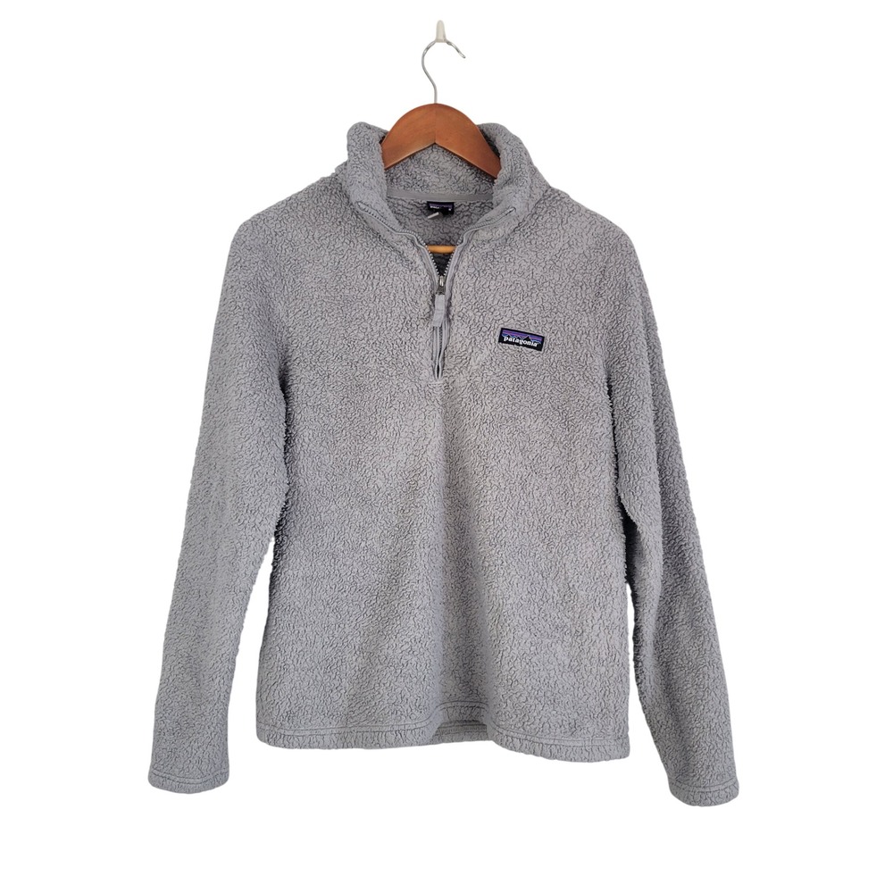 Patagonia Women's Los Gatos 1/4 Zip Fleece Pullover Drifter Grey Size Medium